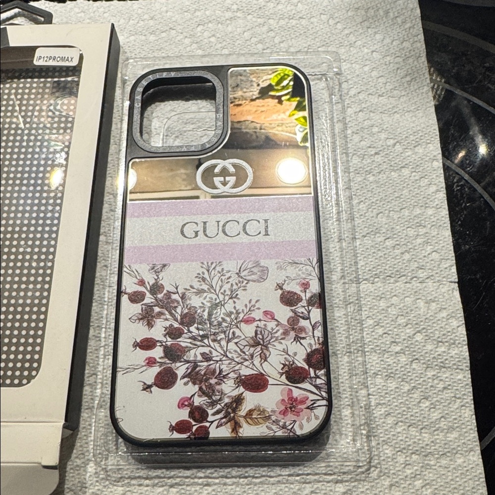 Casetify Floral iPhone Case with Pink and Brown Accents